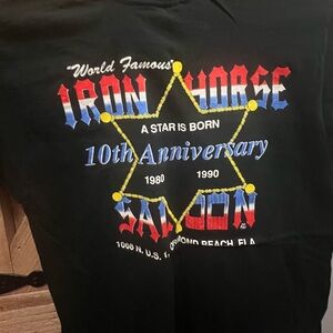 VINTAGE IRON HORSE SALOON SINGLE STITCH